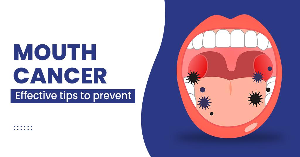 Mouth cancer awareness visual